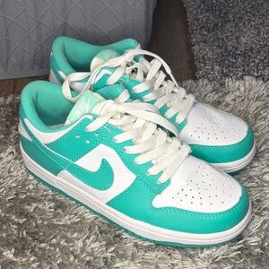 Nike Woman’s Aqua and White Sneakers